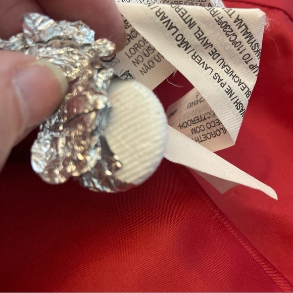 Women's  Zara Pink Double-Breasted Pea Coat Houndstooth Pattern Size Small - Picture 10 of 16